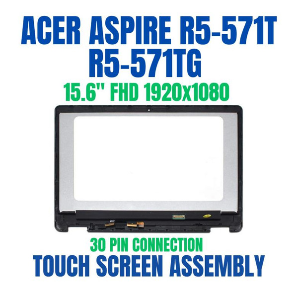 1 of 5-image for15.6" LCD Touch Screen Assembly Bezel Acer Aspire R5-571TG-78G6 R5-571T-57Z0