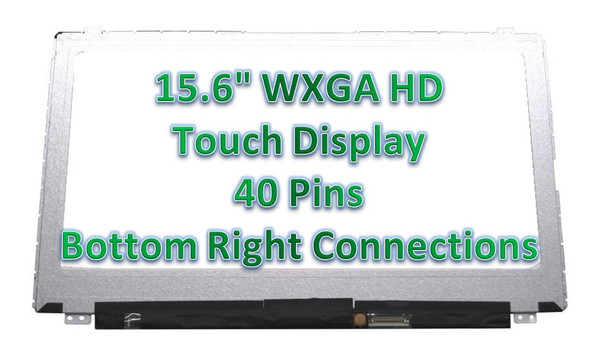 1 of 5-image for15.6" 1366x768 Touch LCD Screen Assembly REPLACEMENT Acer Aspire E5-571P-55TL Without Bezel B156XTT01.1