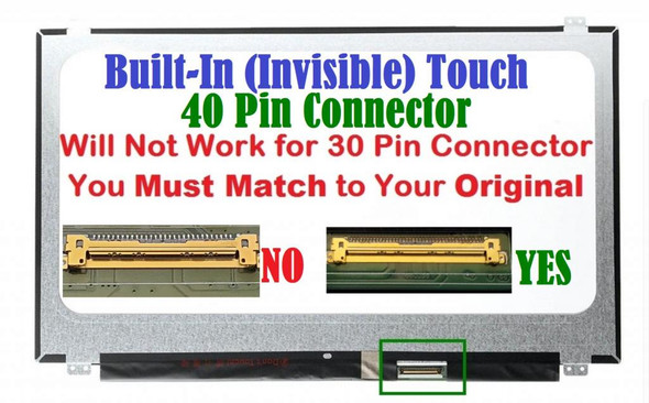 1 of 16-image forHP Pavilion 15-CC066NR Touch Screen Digitizer 15.6" HD WXGA LCD LED Embedded Display Screen