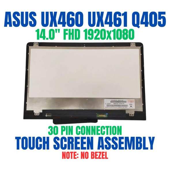 1 of 4-image forAsus ZenBook UX460 UX460UA 14" FHD LCD LED Touch Screen Assembly