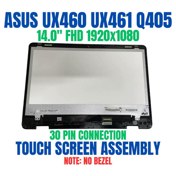 1 of 6-image for14.0" FHD Touch Laptop LCD Screen Assembly Asus ZenBook 3 UX460UA NV140FHM-N62