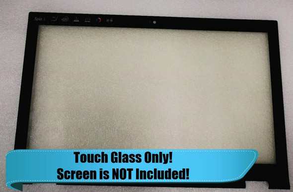 1 of 6-image forAcer Spin 3 SP315 LCD Front Bezel Glass 15.6" Black 13N1-0KA0411