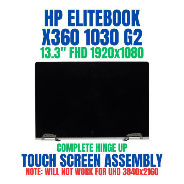 1 of 10-image for917927-001 HP EliteBook X360 1030 G2 Full LCD Touch Screen Digitizer Assembly
