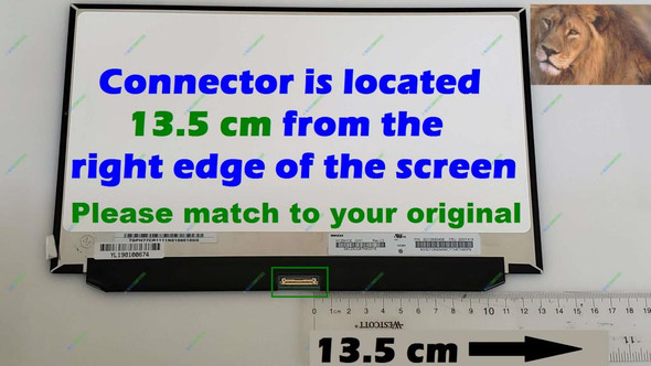 1 of 6-image forScreen REPLACEMENT Lenovo FRU 00NY418 P/N SD10K93456 FHD 1920x1080 IPS Matte LCD LED Display