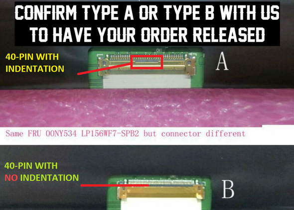 2 of 6-image for15.6" 1920x1080 LED LCD Touch Screen LP156WF7 SPB2 LP156WF7(SP)(B2)