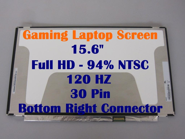 2 of 7-image forB156HAN04.5 LED LCD Screen 15.6" 1920x1080 FHD WUXGA Gaming Laptop Display 120HZ