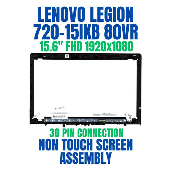 1 of 10-image forLenovo Legion Y720-15IKB 80VR FHD LCD Screen front Glass Non Touch 5D10N47616