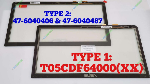 1 of 10-image for15.6" Touch Screen Digitizer ASUS Convertible Q504 Q504-U