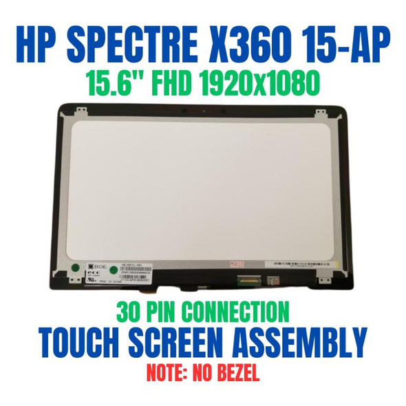 1 of 6-image for15.6" FHD LCD Display Touch Screen Assembly HP Spectre x360 15-ap018CA 15-ap011DX