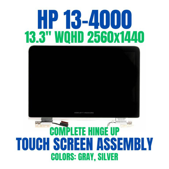 1 of 5-image for13.3" HP Spectre X360 13-4193dx 4003dx QHD Full LCD Display Touch Assembly Frame