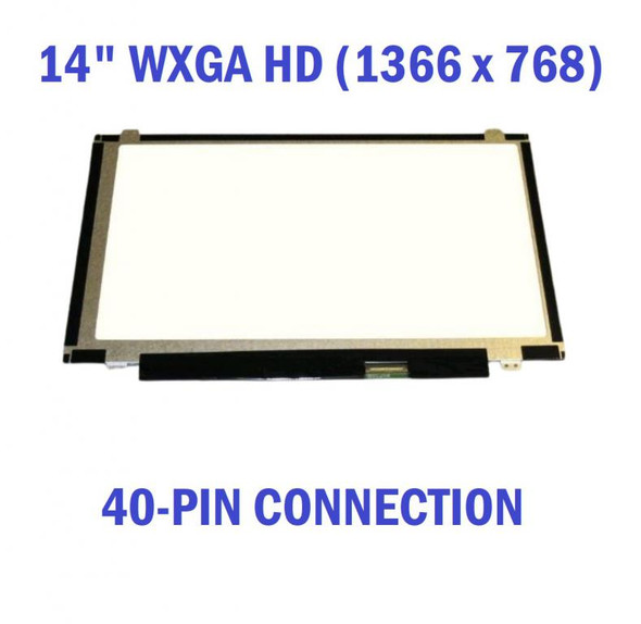 1 of 6-image forB140XTK01.0 HW6A LCD Screen Glossy HD 1366x768 Display 14.0"