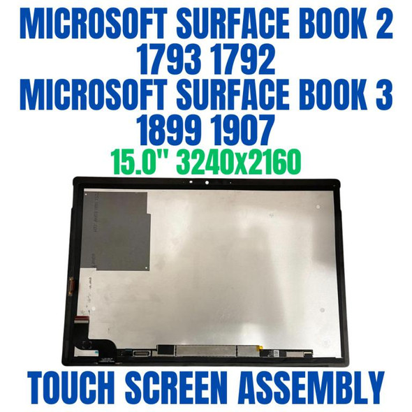 1 of 7-image for15" LCD Touch Screen Digitizer Display Microsoft Surface Book 2 1793 1792