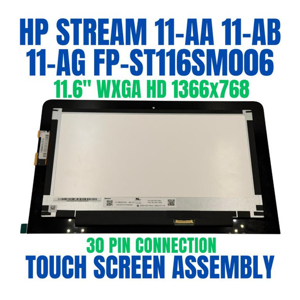 1 of 4-image forTouch Screen Digitizer Glass Panel HP Stream x360 11-ab103TU 11-ab122TU Bezel