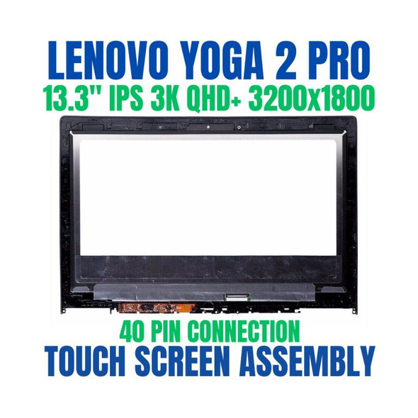 1 of 6-image for13.3" Lenovo Yoga 2 Pro 90400232 LCD Touch Screen Digitizer Assembly Bezel