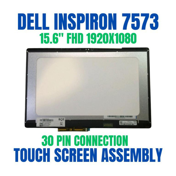 1 of 7-image forDell Inspiron 15 7573 2-in-1 FHD LCD Display Touch Screen Assembly NV156FHM-N35