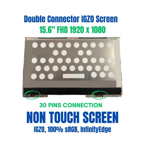 1 of 11-image forLQ0DASC338 LQ156M1JW41 DVT1 15.6" LCD LED Screen Display 1920x1080 DP/N 0TK6R7
