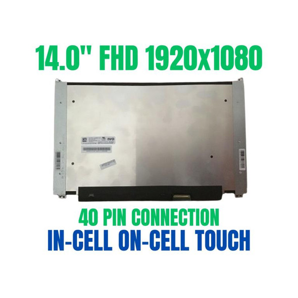 1 of 9-image forHP L62771-001 LCD LED Touch Screen 14" FHD Display Digitizer