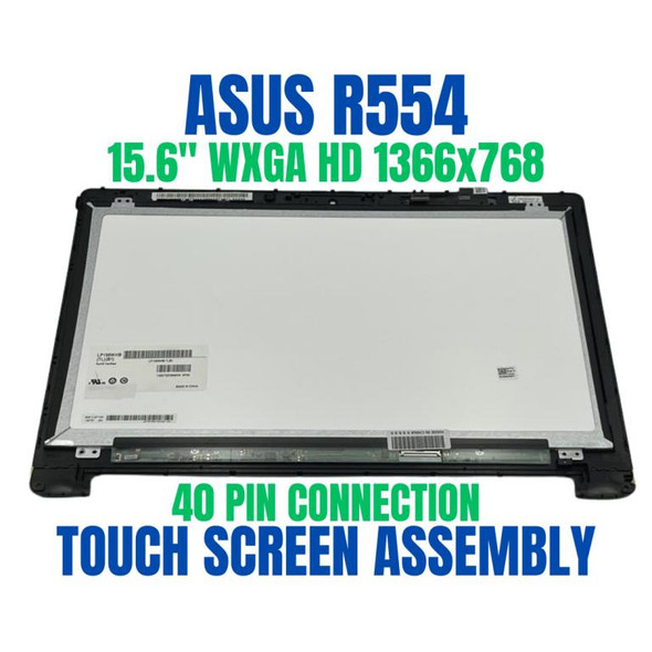 1 of 6-image forAsus R554LA-RS51T R554L OEM 15.6" LCD Touch Screen Assembly
