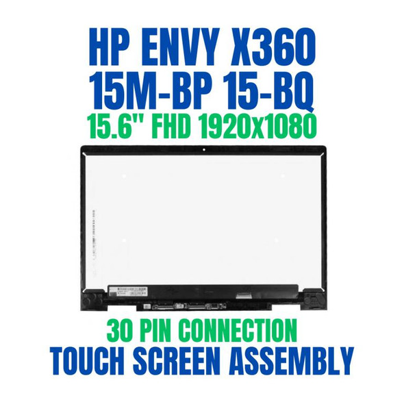 1 of 8-image for15.6" LED LCD Touch Screen Digitizer Assembly Bezel HP Envy X360 15-bp198ms