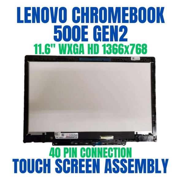 1 of 6-image forLenovo 500e Chromebook 2nd Gen 81MC0000US 81MC0001US LCD Display Touch Screen
