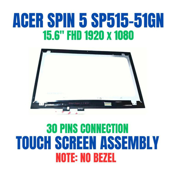 1 of 7-image forAcer Spin 5 SP515-51N LCD Touch Screen 15.6" FHD 6M.GTQN1.003