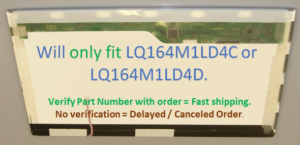 1 of 2-image forSony Vaio Vgn-fw 16.4" FHD LCD Screen Lq164m1ld4c