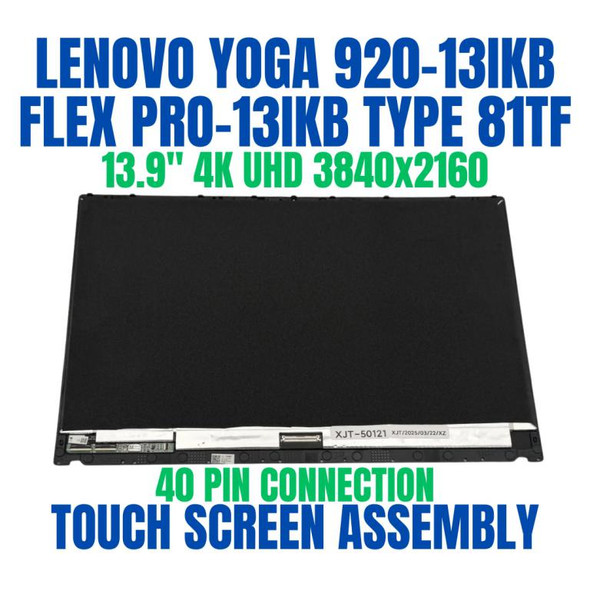 1 of 7-image forUHD 13.9" Lenovo Yoga 920-13IKB 80Y7 80Y8 LCD Display Touch Screen REPLACEMENT