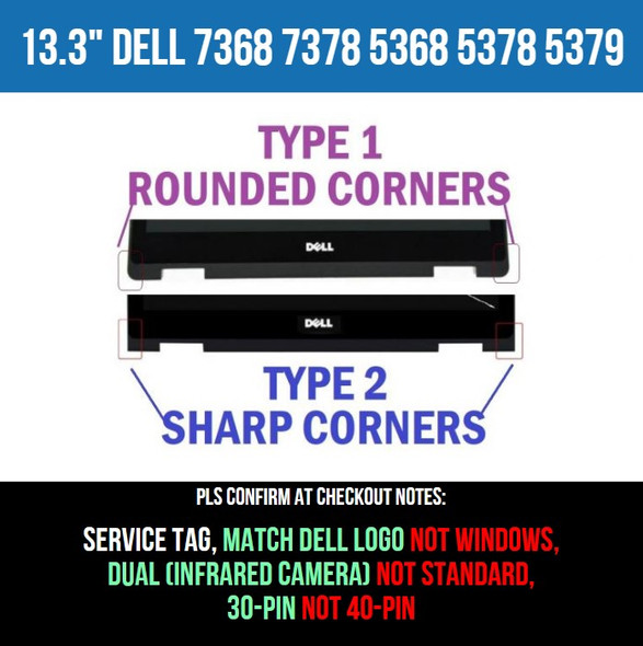 1 of 9-image forLP133WF2-SPL2/N133HCE-EAA/NV133FHM-N45 LCD Touch Screen Dell Inspiron 7378