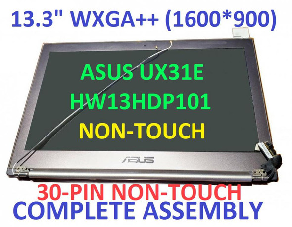 1 of 4-image for13.3" Slim LCD Display Screen Glass REPLACEMENT ASUS Zenbook UX31E-DH53