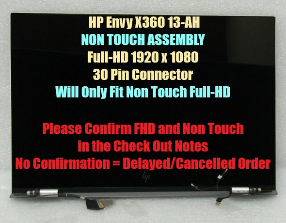 2 of 3-image forHP Envy Laptop 13-ah0041TX 13.3" Non Touch Screen Assembly FHD