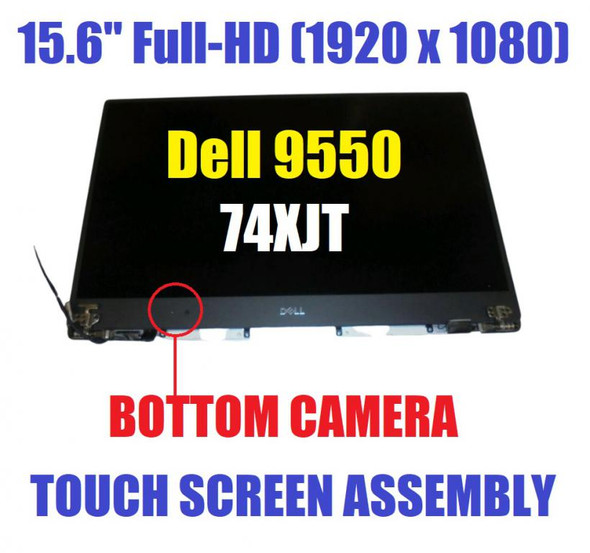1 of 5-image forDell Xps 15 9550 Precision 5510 FHD 1080p Non Touch Screen N98cy 74xjt