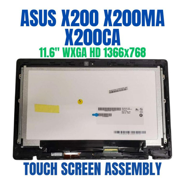 1 of 7-image for90NB02X6-R20010 Asus 11.6" Hd Touch Screen Assembly X200CA-9B