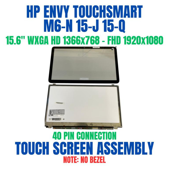 1 of 7-image forHP Envy TS 15-J009WM 15-J020US 15-J023CL LCD led Touch Screen Digitizer Assembly