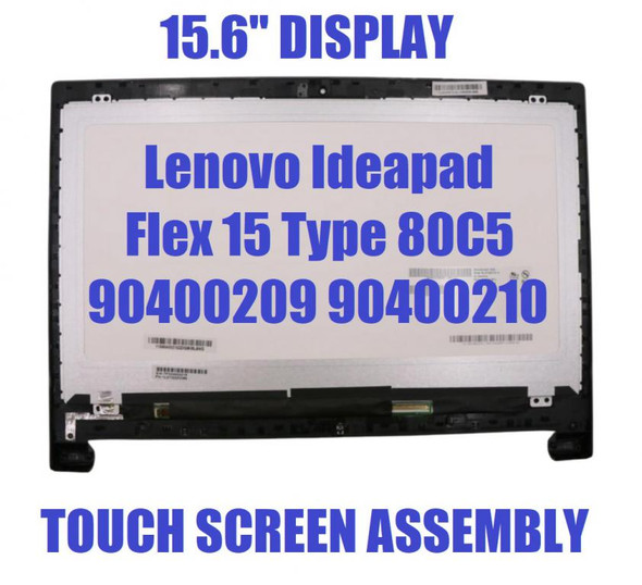 1 of 7-image forLenovo Ideapad Flex 15 Flex 15D 15" HD Touch LCD Screen 90400210 Bezel