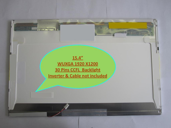 1 of 8-image forLg PHILIPS Lp154wu1(a1)(k2) REPLACEMENT LAPTOP LCD Screen 15.4" WUXGA Single Lamp LP154WU1-A1K2