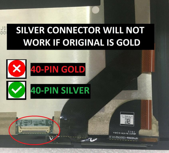 2 of 5-image forHP ELITE X2 1013 G4 B130KAN01 LCD LED Screen Assembly Touch Screen no frame 3K