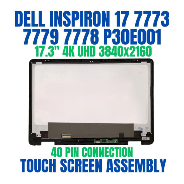 1 of 4-image forDell Inspiron 17 7778 4K UHD 3840X2160 Touch Screen LCD Display assembly