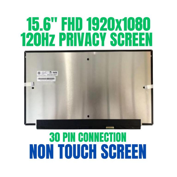 1 of 5-image forHP Spare Part L68850-001 LCD LED Screen 15.6" FHD 120hz Privacy View Panel
