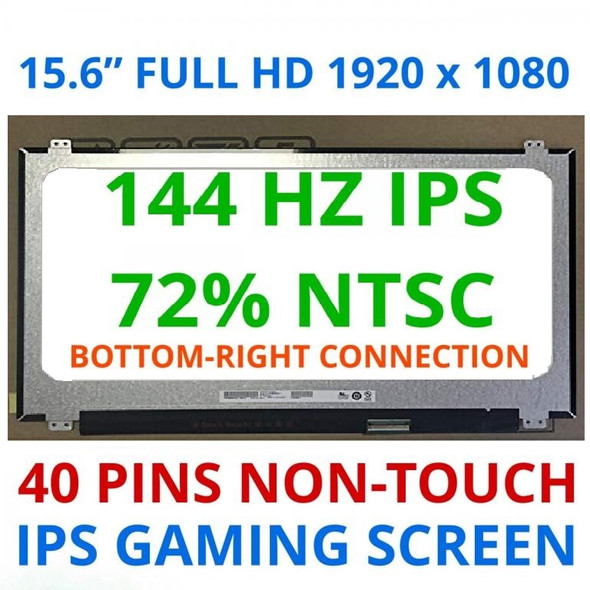 1 of 4-image forB156HAN07.0 B156HAN07.1 15.6" 144hz 72% NTSC 40 pin FHD LCD Screen IPS Display