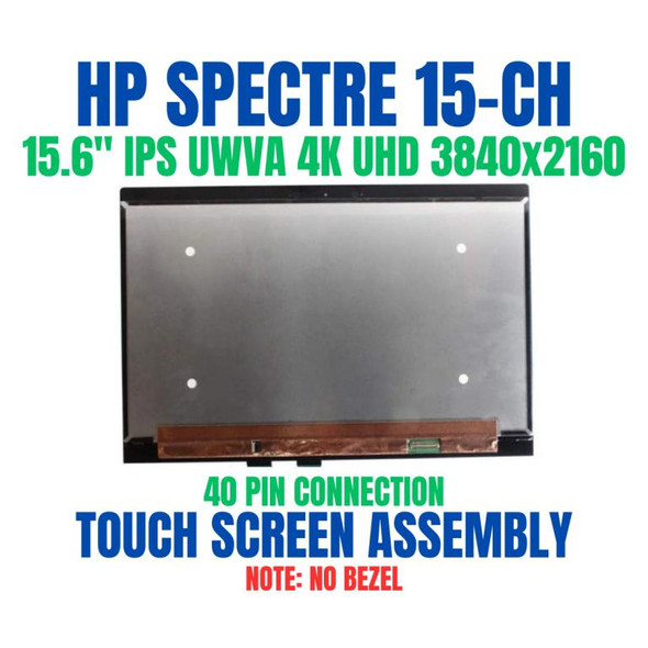 1 of 7-image forUHD HP Spectre X360 15-CH 15T-CH LCD Touch Screen Assembly NV156QUM-N72 V3.0