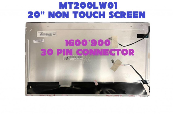 1 of 7-image forInnolux 617719-001 V.1 20" LCD Screen MT200LW01 HP Chimei All-in-One Display