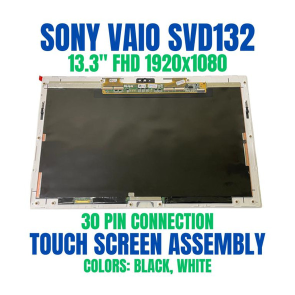 1 of 6-image forSony Vaio Svd13225pxw REPLACEMENT Convertible LCD Screen 13.3" Full HD LED DIODE Touch Digitizer