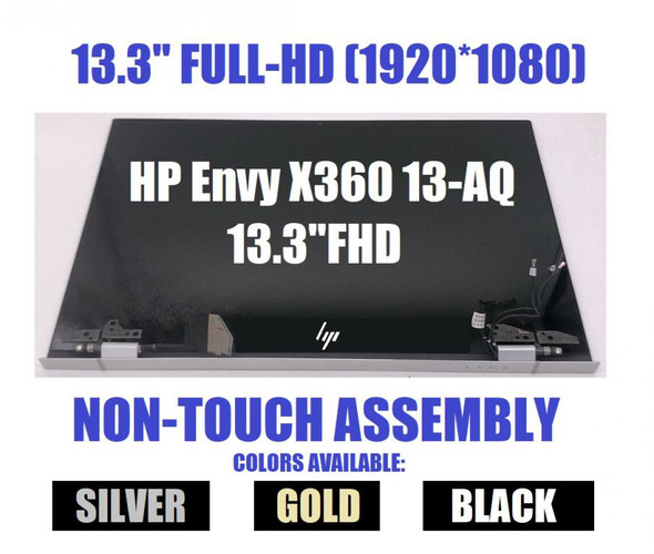 1 of 2-image forHP Envy 13T-AQ000 13T-AQ100 13-AQ FHD LCD Screen Display Whole Hinge Up Non Touch Screen