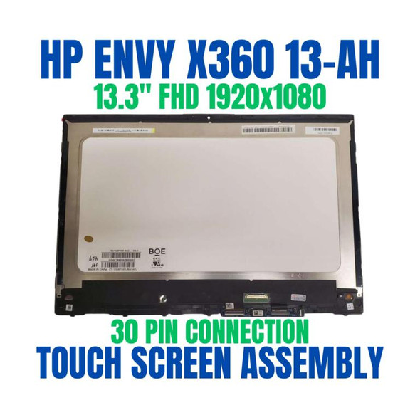 1 of 3-image forFHD LCD Touch Screen Digitizer Display Assembly Bezel HP Envy 13-ah0010nr