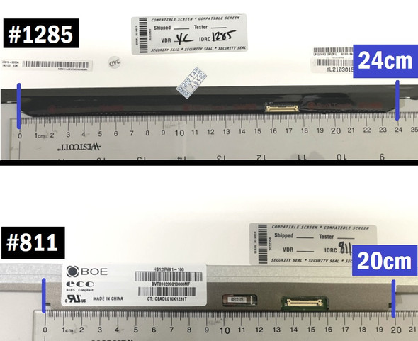 2 of 7-image forLenovo Thinkpad FRU 04X0324 12.5" eDP WXGA LCD LED Screen Laptop Display