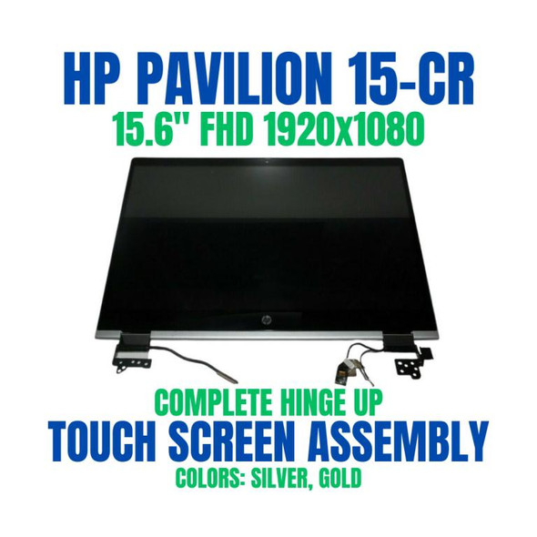 1 of 6-image for15.6" FHD LCD Screen Touch Complete Assembly HP Pavilion 15T-CR 15-CR L20824-001