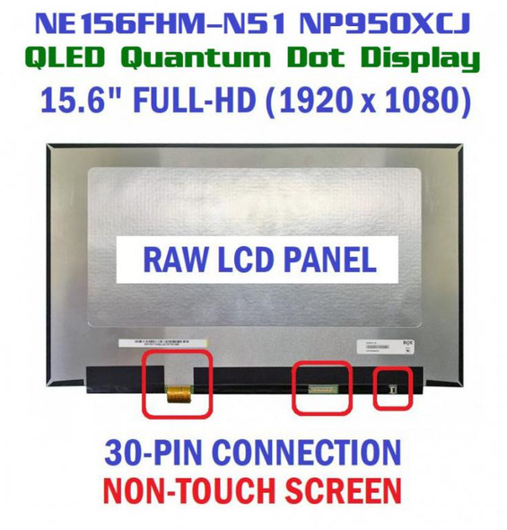 1 of 9-image forSamsung Galaxy book Ion NP950XCJ NP950XCJ-K01US LCD LED Screen 15.6" FHD Panel