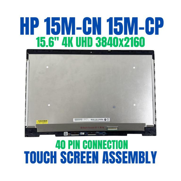 1 of 9-image forUHD 4K LCD Display Touch Screen Digitizer HP Envy x360 Convertible PC 15-CN