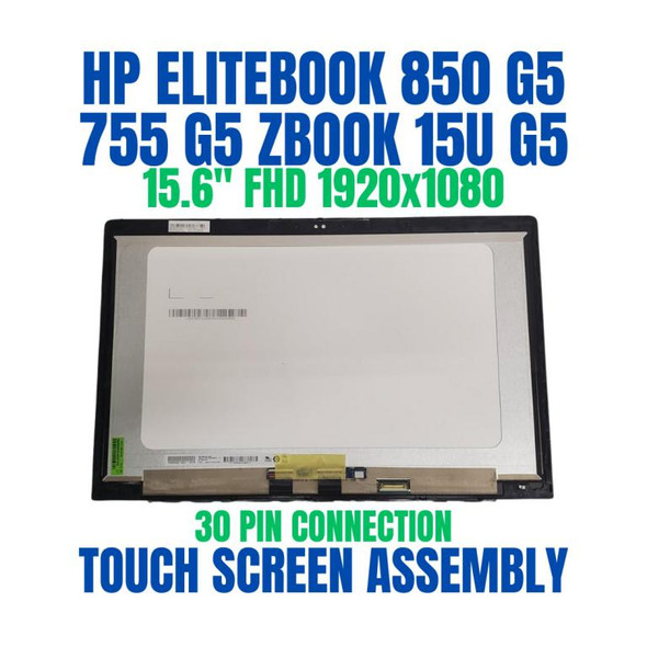 1 of 7-image forHP Elitebook 850 G5 LCD Display Touch Screen Assembly Frame L18315-001
