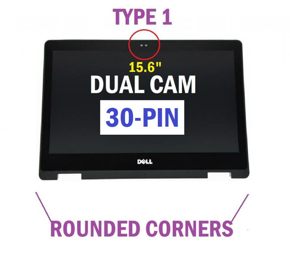 2 of 6-image for391-BDIZ 15.6" FHD 1920x1080 IPS True life LED backlit Touch Display